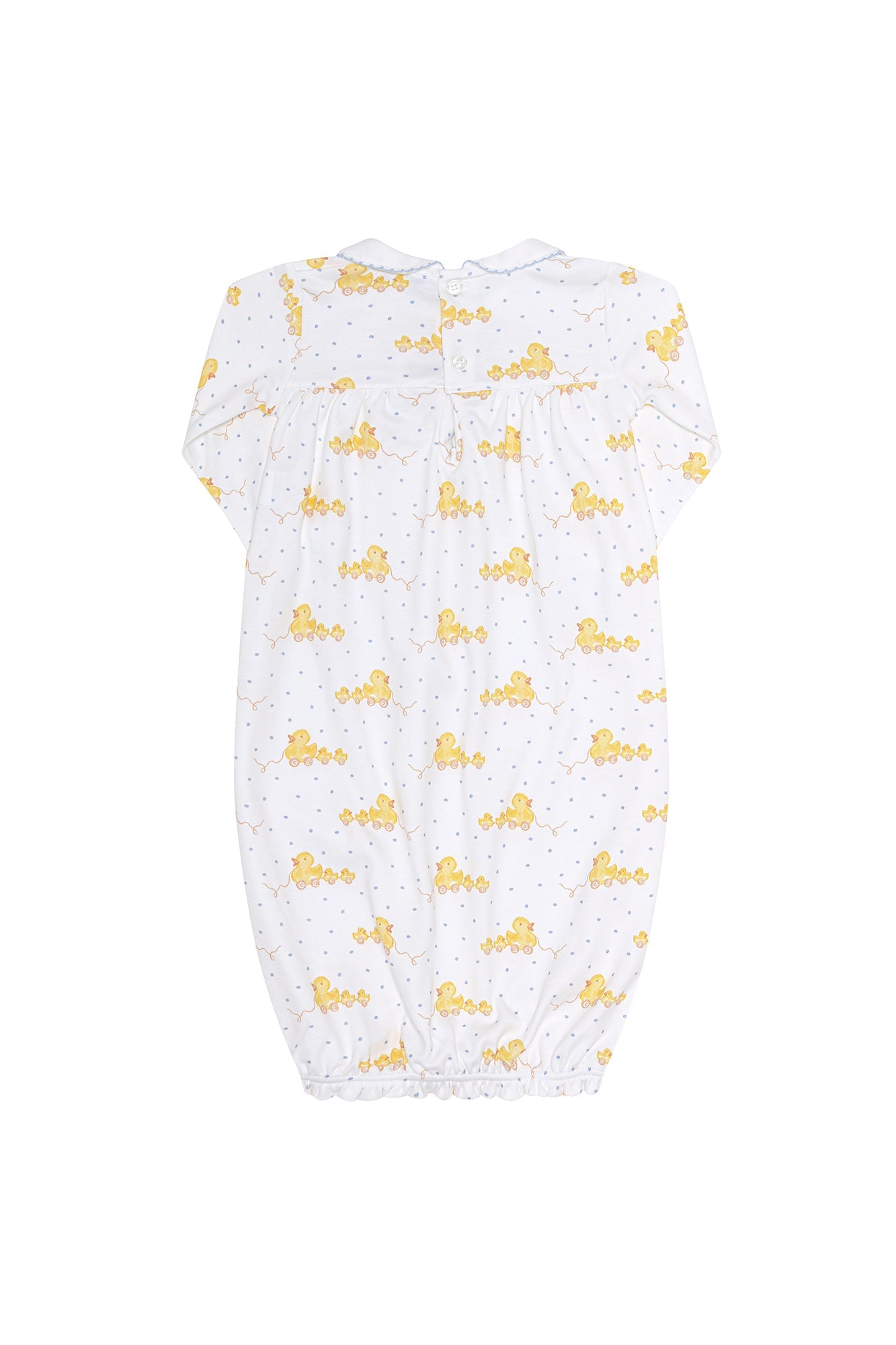 Image of Blue Ducks Print Gown